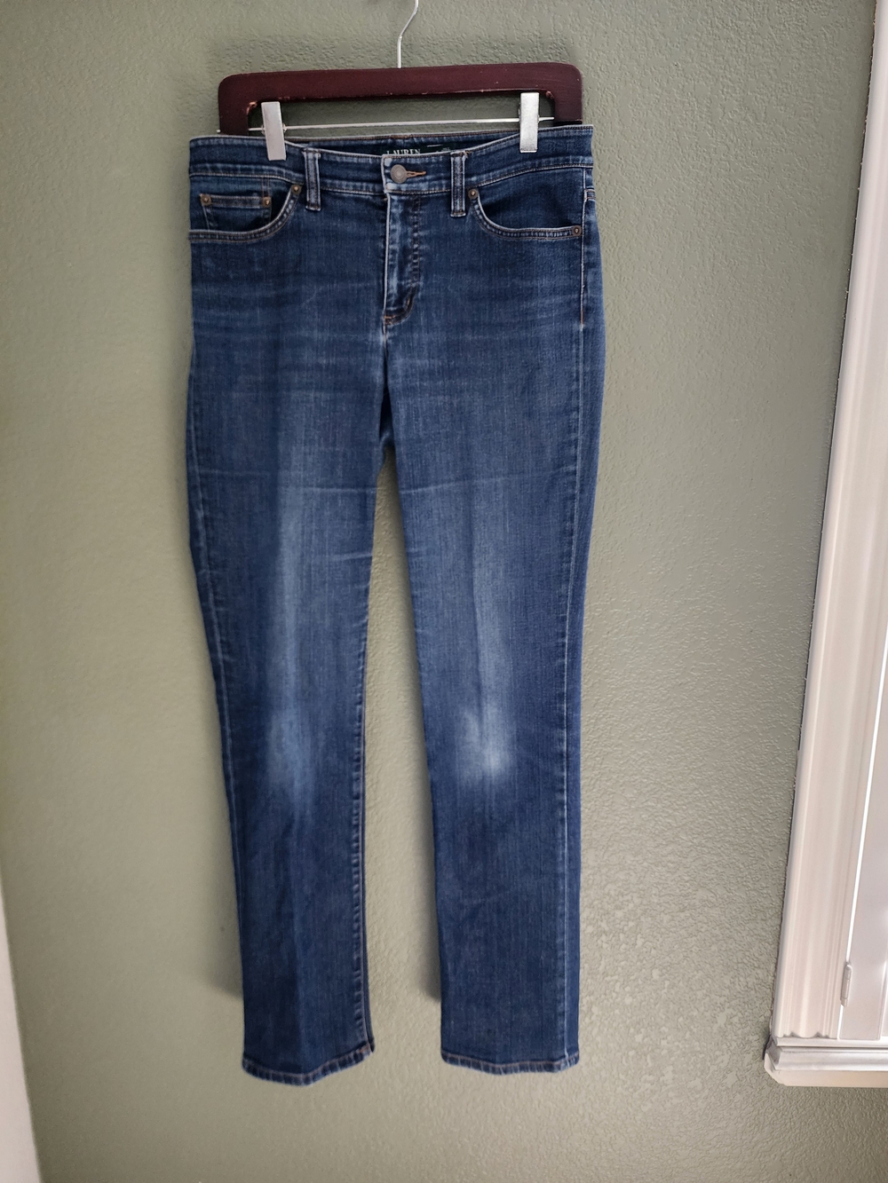 Lauren Ralph Lauren Blue Straight Leg Jeans